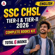SSC CHSL Tier I + II 2026 Complete Books Kit (English Printed Edition) By Adda247