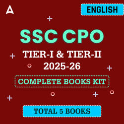 SSC CPO Tier-I & II 2025-26 Complete Books Kit(English Printed Edition) by Adda247