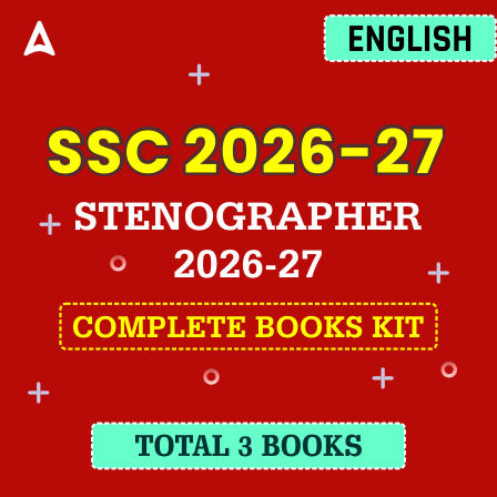 SSC Stenographer Grade C & D Complete Books Kit(English Printed Edition) by Adda247