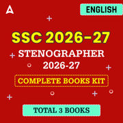 SSC Stenographer Grade C & D  Complete Books Kit(English Printed Edition) by Adda247