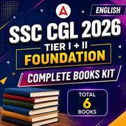 SSC CGL Tier I + II Foundation 2026 Complete Kit (English Printed Edition) By Adda247