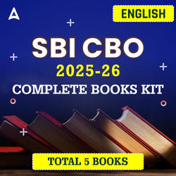 SBI CBO 2025-26 Books Kit (English Printed Edition) By Adda247