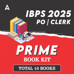 IBPS PO / CLERK 2025 Prime Books Kit (English Printed Edition) By Adda 247