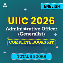 United India Insurance Company Administrative Officer Generalist 2026 Complete Books Kit (English Printed Edition) by Adda247