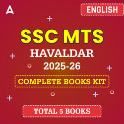 SSC MTS & HAVALDAR 2025-26 Books Kit (English Medium) By Adda247