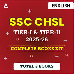 SSC CHSL Tier I + II 2026-27 Complete Books Kit (English Printed Edition) By Adda247