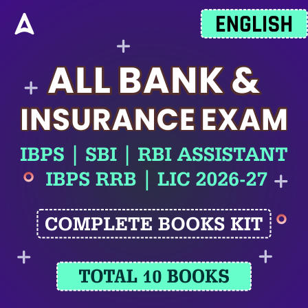 Complete Kit for All Bank & Insurance Exams | IBPS | SBI | RBI Assistant | IBPS RRB | LIC- 2026 (English Printed Edition) By Adda247