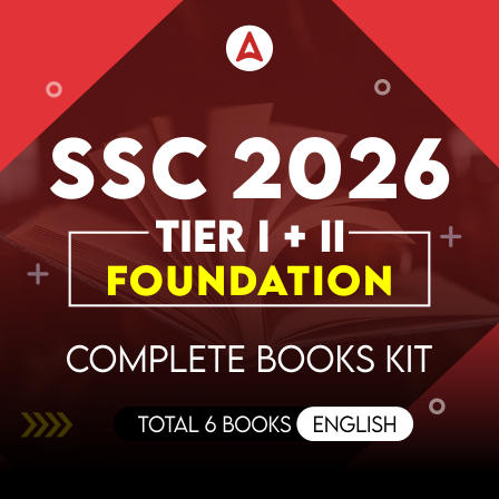 SSC Tier I + II Foundation 2026 Complete Book Kit (English Printed Edition) By Adda247