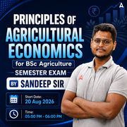 Principles of Agricultural Economics for BSc Agriculture Semester Exam BY Sandeep Sir | Online Live Classes By Adda247
