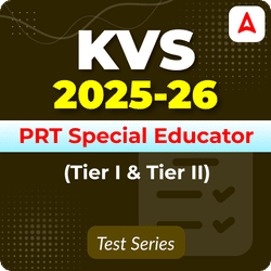KVS PRT Special Educator (Tier I & II) Mock Test 2025