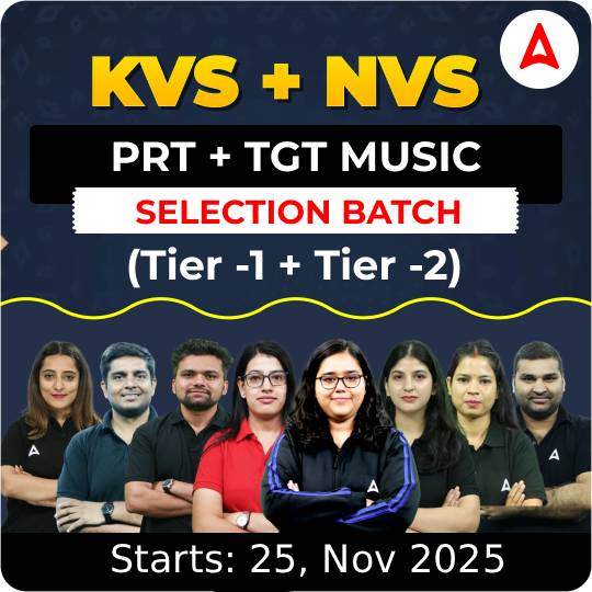 KVS + NVS | Selection Batch | Music PRT + TGT (Tier -1 + Tier -2) 2025-26 | Online Live Classes by Adda247