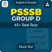 PSSSB Group D 2026 Mock Test