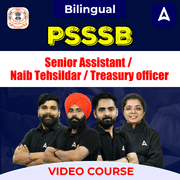 PSSSB Senior Assistant / Naib Tehsildar / Treasury officer | Video Course with Test Series by Adda247