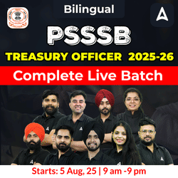 PSSSB Treasury Officer 2025-26 Complete Live Batch | Bilingual | Online Live Classes by Adda 247