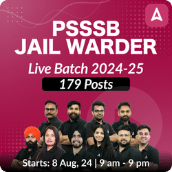 PSSSB Jail Warder 2024-25 Live Batch | 179 Posts | Online Live Classes by Adda 247
