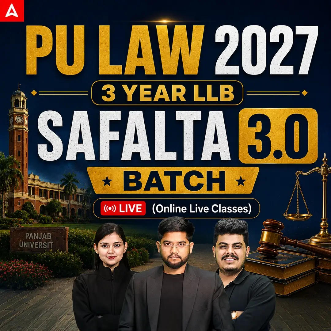 PU LAW 2027 (3 Year LLB) | SAFALTA 3.0 BATCH | Online Coaching By Adda247