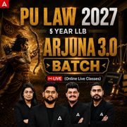 PU LAW 2027 (5 Year LLB) ARJUNA 3.0 BATCH | Online Live Classes By Adda247