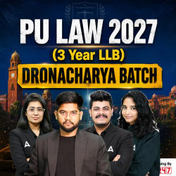 PU LAW 2027 (3 Year LLB) | DRONACHARYA BATCH | Online Coaching By Adda247