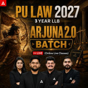 PU LAW 2027 (3 Year LLB) | ARJUNA 2.0 BATCH | Online Coaching By Adda247