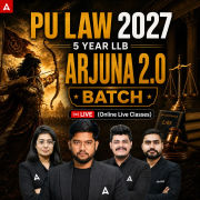 PU LAW 2027 (5 Year LLB) ARJUNA 2.0 BATCH | Online Live Classes By Adda247