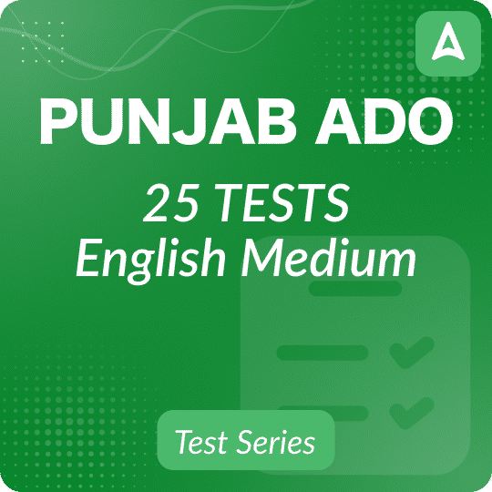 PUNJAB ADO Mock Test Series
