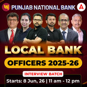 PUNJAB NATIONAL BANK - LOCAL BANK OFFICERS 2025-26 INTERVIEW BATCH | Online Live Classes by Adda 247