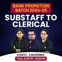 Bank Promotion Batch 2024-25 | Punjab National Bank | Sub staff To Clerical | Bilingual | Live + Recorded Classes by Adda 247