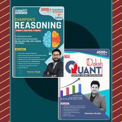 Combo Of Daksh Quant & Champion's Reasoning 3.0 (English Printed Edition) By Adda247