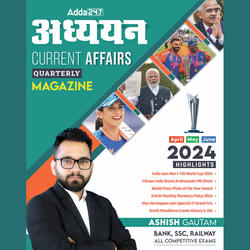 Adhyan Current Affairs Quarterly Magazine | April- June 2024(English Printed Edition) by Adda247