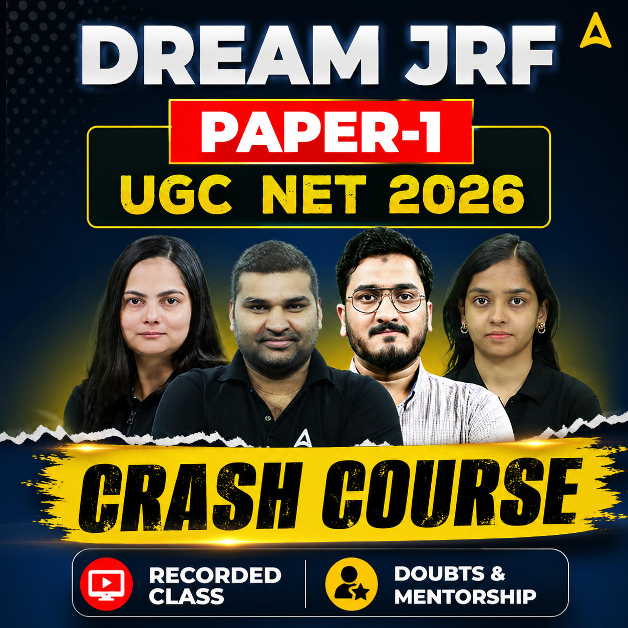 DREAM JRF | UGC NET 2026 PAPER-1 CRASH COURSE | LIVE CLASS + RECORDED  CLASSES BY ADDA 247