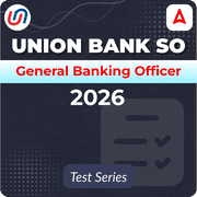 Union Bank SO General Banking Officer 2026 Mock Test Series