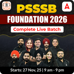 PSSSB Foundation 2026 Complete Live Batch | Bilingual | Online Live Classes by Adda 247