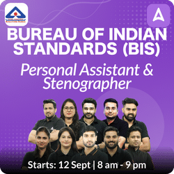 Bureau of Indian Standards (BIS)- Personal Assistant & Stenographer Complete Batch  | Hinglish | Online Live Classes by Adda 247