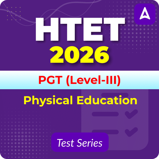 HTET PGT Physical Education (Level-III) 2026 Mock Test