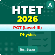 HTET PGT Physics (Level-III) 2026 Mock Test