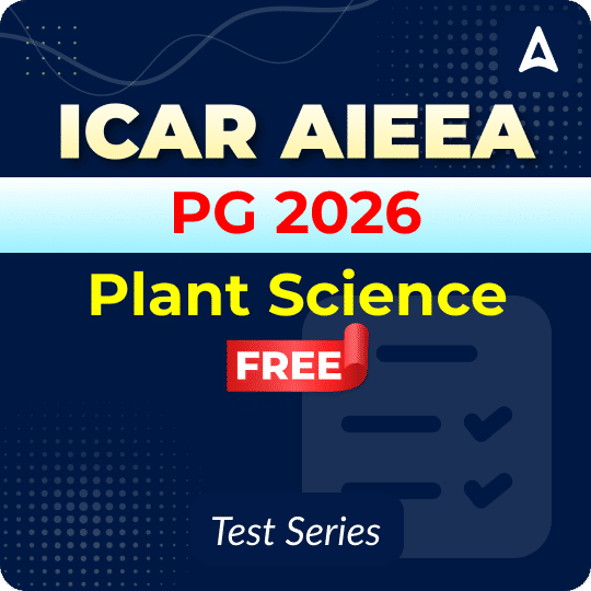 ICAR AIEEA PG 2026 Plant Science Free Mock Test Series