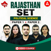 Rajasthan SET | Political Sciecne | Paper 1 + Paper 2 | Video Course by Adda247