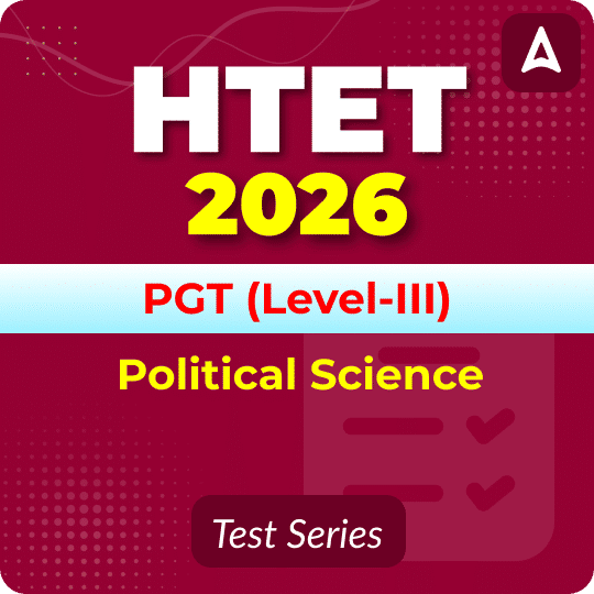 HTET PGT Political Science (Level-III) 2026 Mock Test