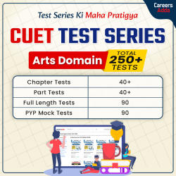 CUET UG 2026 Arts Domain Pratigya Test Series (GAT, English, His, Pol. Science, Geo, Economics) / Online Test Series by Careers Adda
