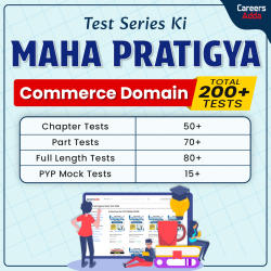 CUET UG 2026 Commerce Domain Pratigya Test Series (GAT, English, Acc, BST, Eco, Math) / Online Test Series by Careers Adda
