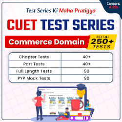 CUET UG 2026 Commerce Domain Pratigya Test Series (GAT, English, Acc, BST, Eco, Math) / Online Test Series by Careers Adda