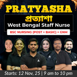 Pratyasha প্রত্যাশা West Bengal Staff Nurse | BSC NURSING (POST + BASIC) + GNM | Live + Recorded Batch by Adda247