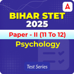 Bihar STET Psychology Paper - II Mock Test 2025