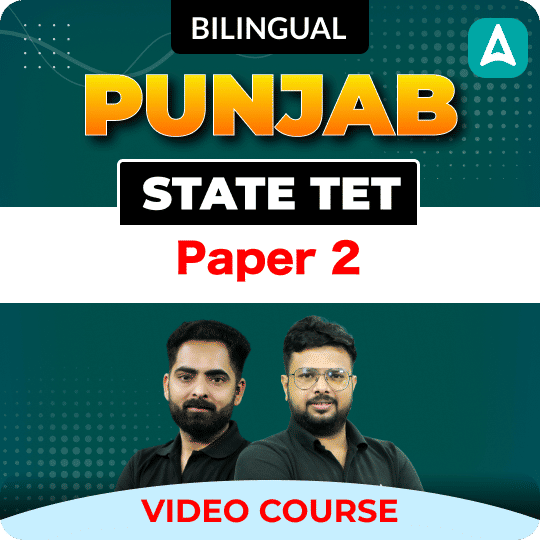 PUNJAB State TET Paper -2  | Bilingual | Video Course By Adda247