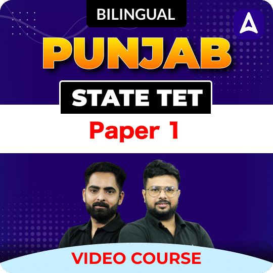 PUNJAB State TET Paper -1 Video Course By Adda247 | Bilingual