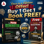 The Puzzle Dominator – Mains Level Puzzles & Seating Arrangement Book for Bank & Insurance Exams (English Printed Edition) By Adda247
