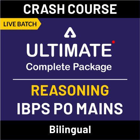 Reasoning crash course | ibps po mains | ultimate live classes batch