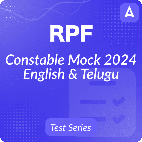RPF Constable Online Test Series 2024 by Adda247 Telugu