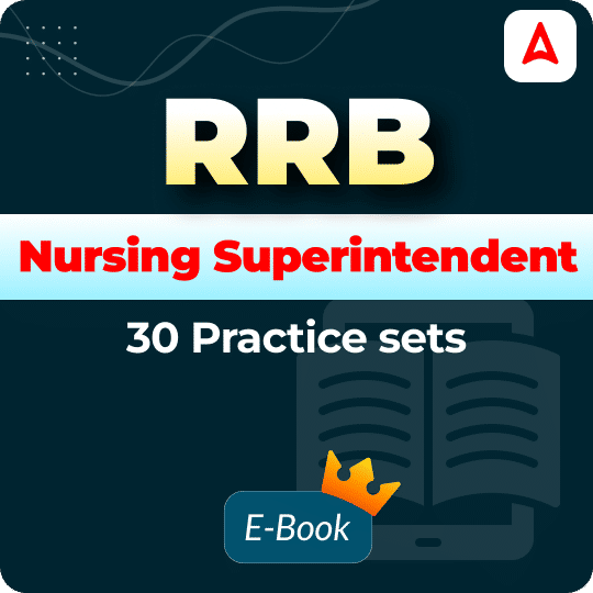 RRB Nursing Superintendent 2026 | 30 Practice Sets | English + Hindi Medium eBook