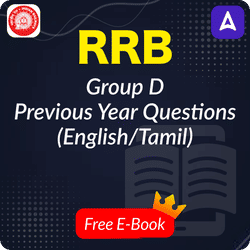 RRB Group D Previous Year Questions eBook(English/Tamil)